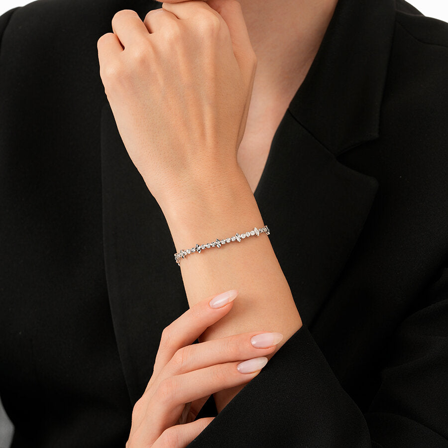 0,40 ct. Diamant Tennis Armband