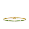 3,64 ct. Diamant Smaragd Armband