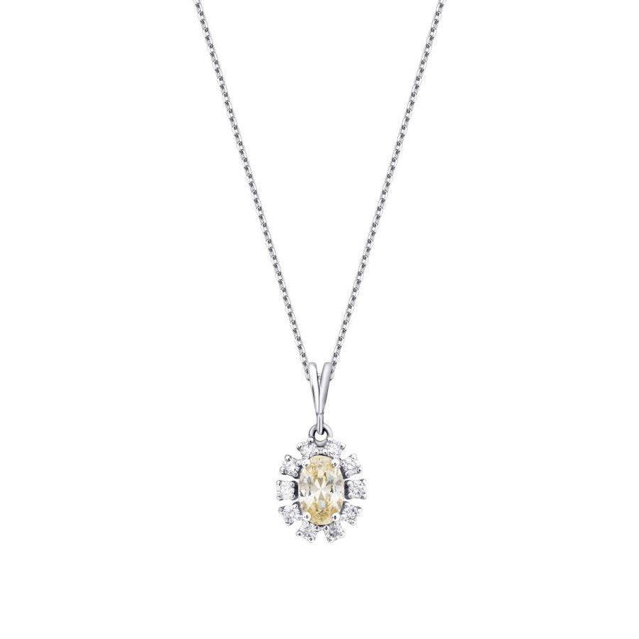 0.84 ct. Diamant Fancy Halskette