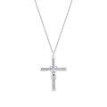 0,16 ct. Diamant Kreuz Halskette