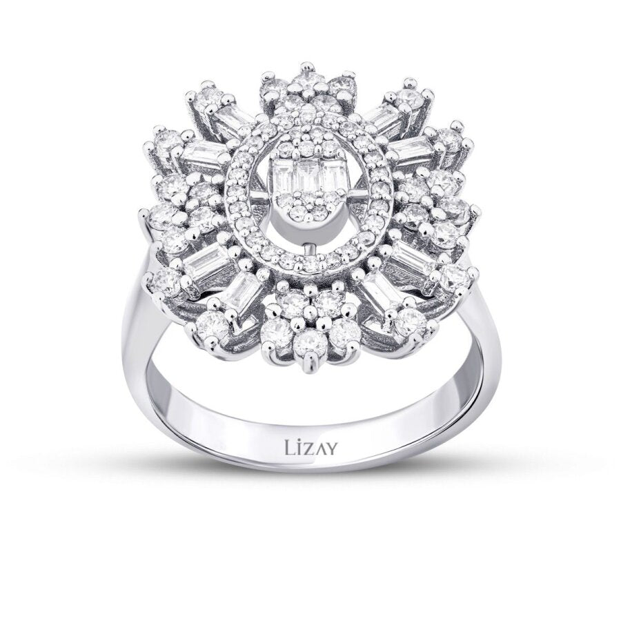 0,93 ct. Diamant Baguette Ring