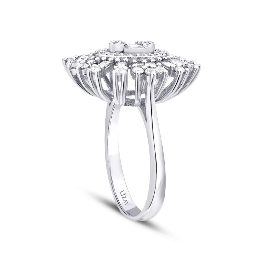 0,93 ct. Diamant Baguette Ring