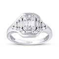 0,40 ct. Diamant Baguette Ring