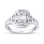 0,40 ct. Diamant Baguette Ring
