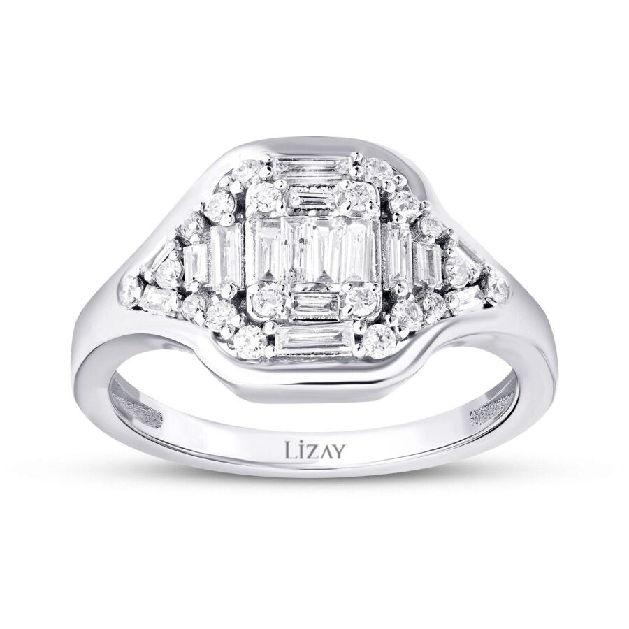0.40 ct. Diamant Baguette Ring