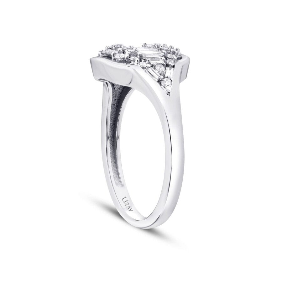 0.40 ct. Diamant Baguette Ring