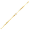 Armband mit asymmetrischem Sternmotiv aus Gold