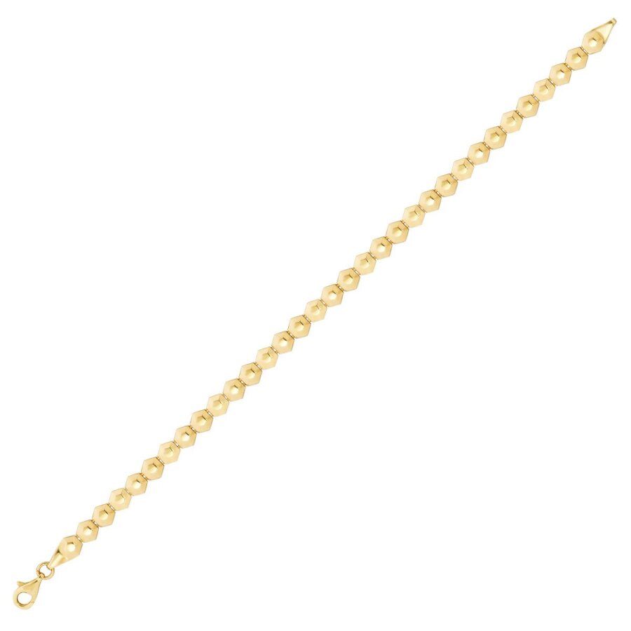 Gold Hexagon Armband