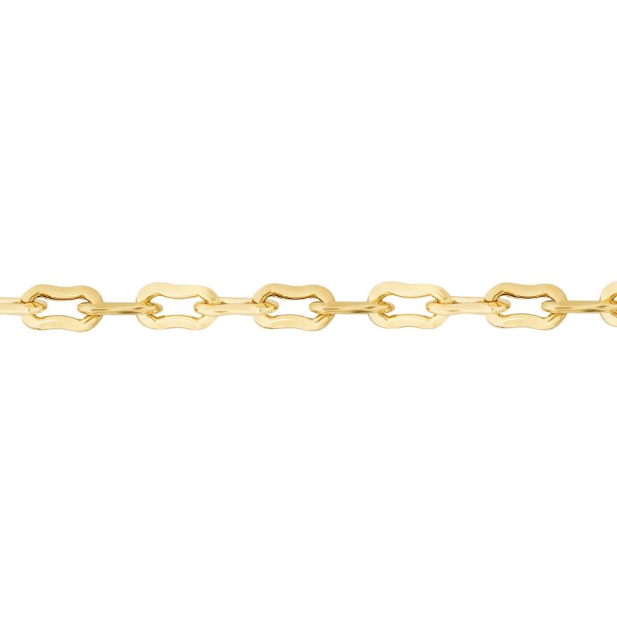 Armband im Twist- und Büroklammer-Design aus Gold