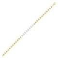 Armband mit Tropfenstein aus Gold