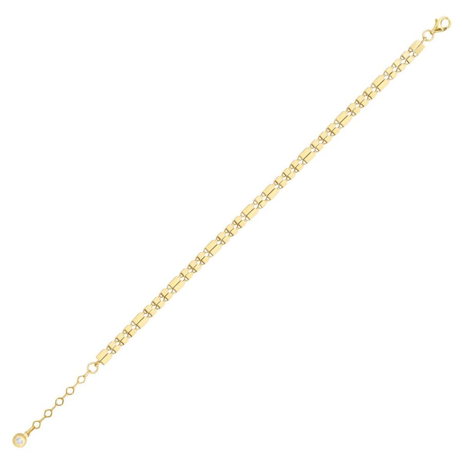 Armband mit Münzdesign aus Gold
