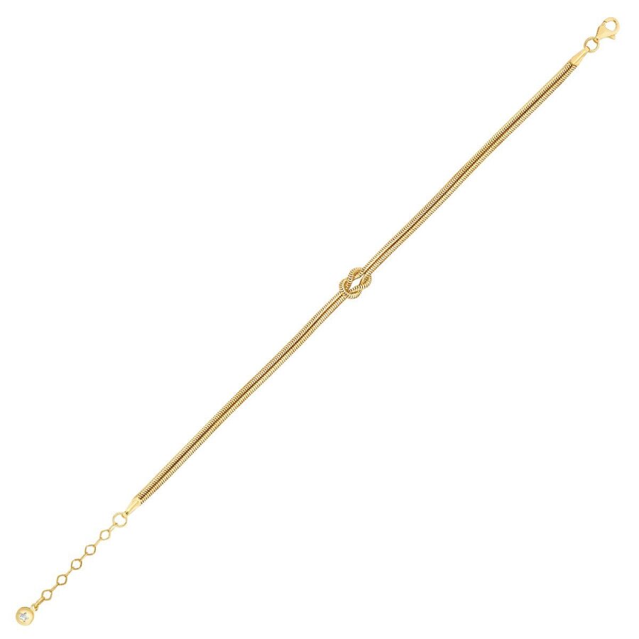 Armband mit Knotenmotiv aus Gold