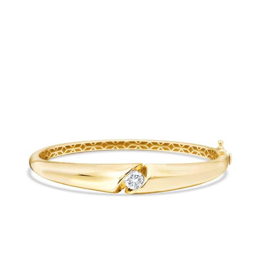 Stein-Armreif aus Gold