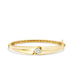 Stein-Armreif aus Gold