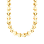 Halskette mit Hexagon-Anhänger aus Gold