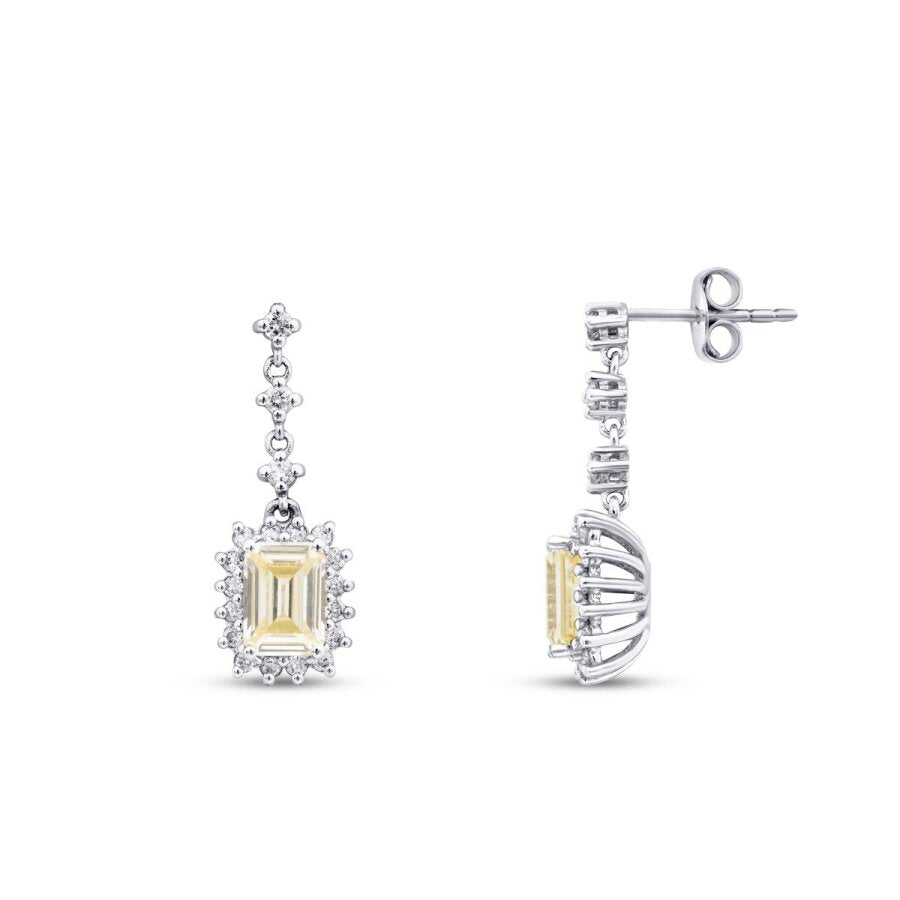 3,85 ct. Diamant Fantasie Ohrringe
