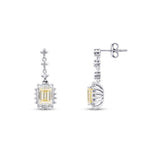 3,85 ct. Diamant Fantasie Ohrringe