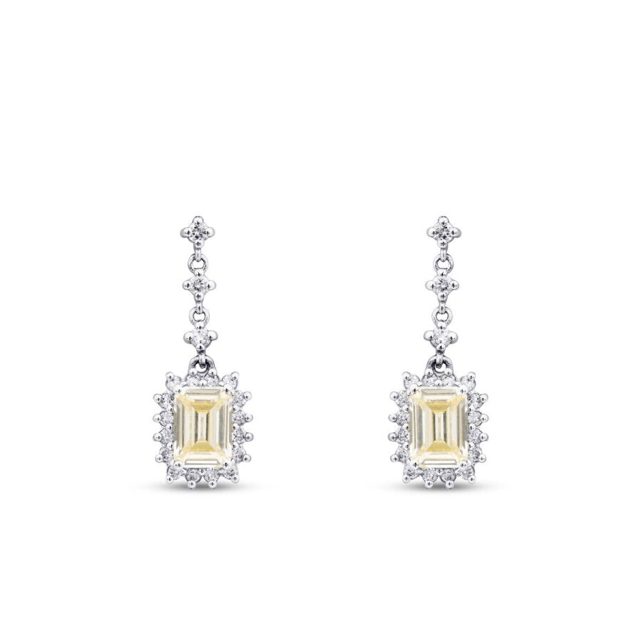 3,85 ct. Diamant Fantasie Ohrringe