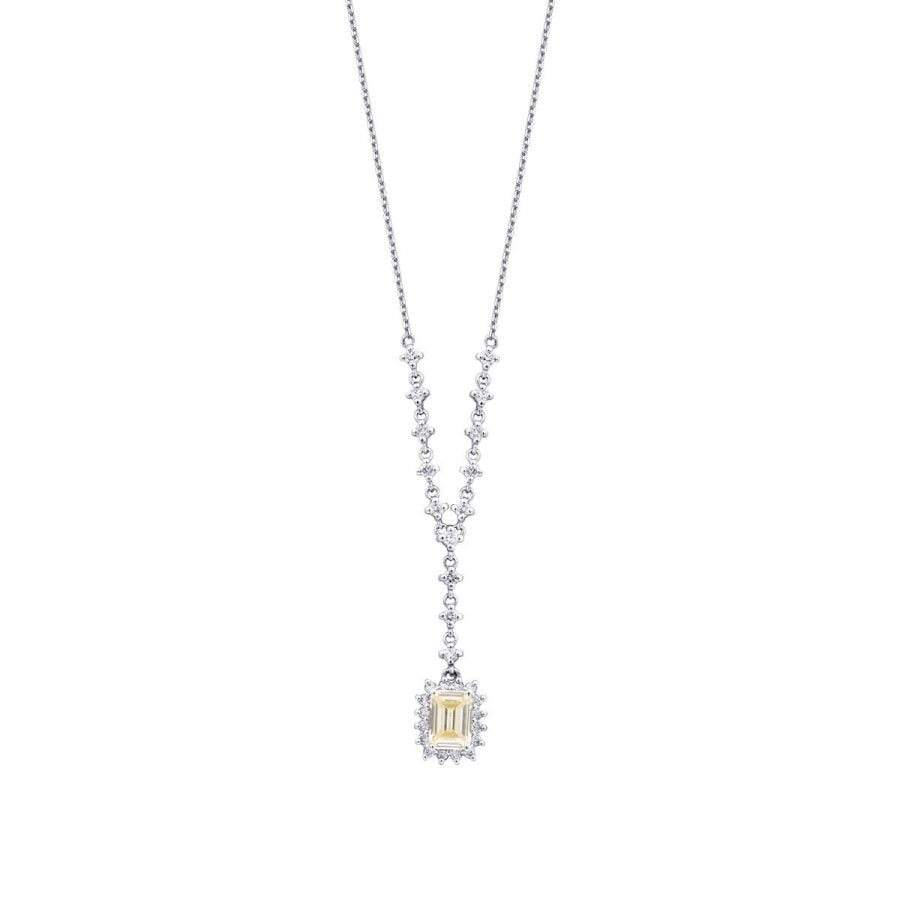 2.12 ct. Diamant Fancy Halskette