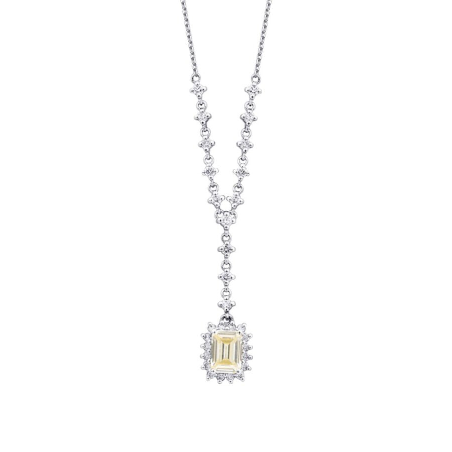 2.12 ct. Diamant Fancy Halskette