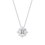 0,83 ct. Diamant Baguette Halskette