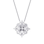 0,83 ct. Diamant Baguette Halskette