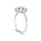 0,30 ct. Diamant Baguette Stern Ring