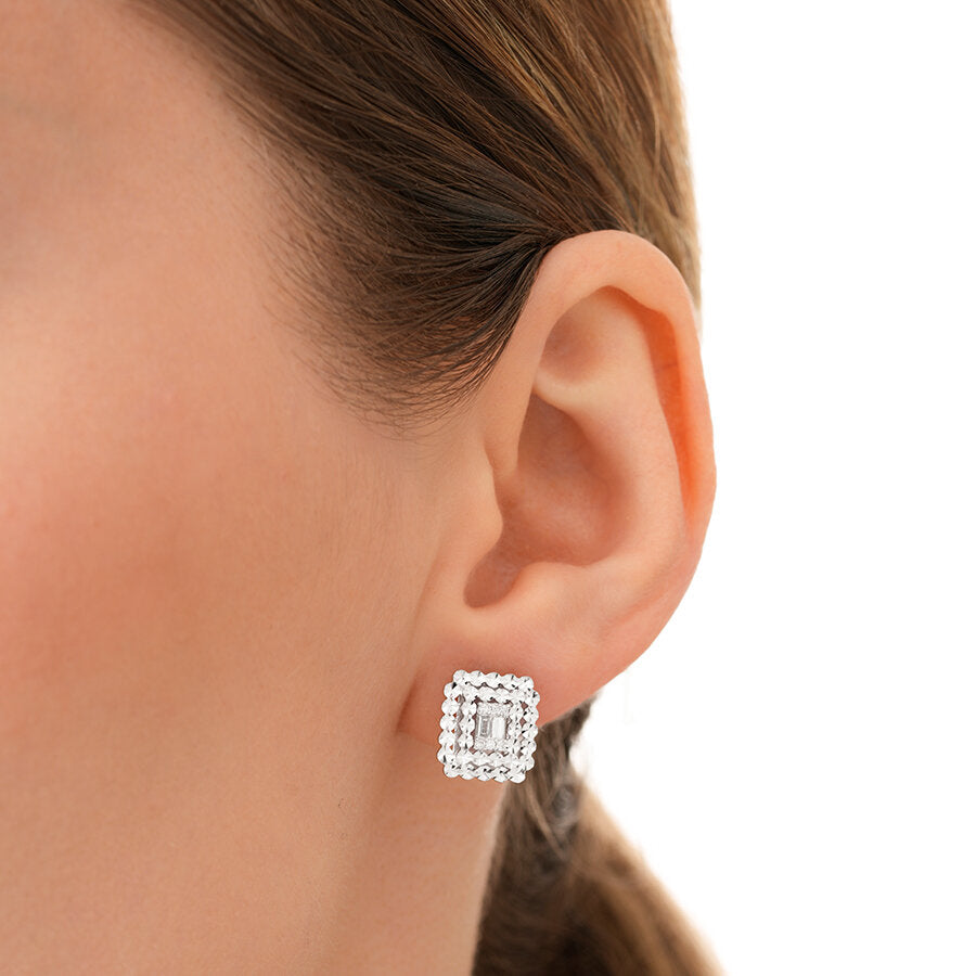 0,19 ct. Diamant Baguette Ohrringe