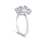 0,08 ct. Diamant Baguette Ring