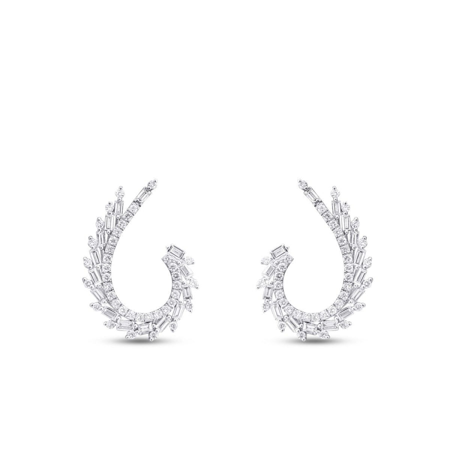 1,12 ct. Diamant Baguette Ohrringe