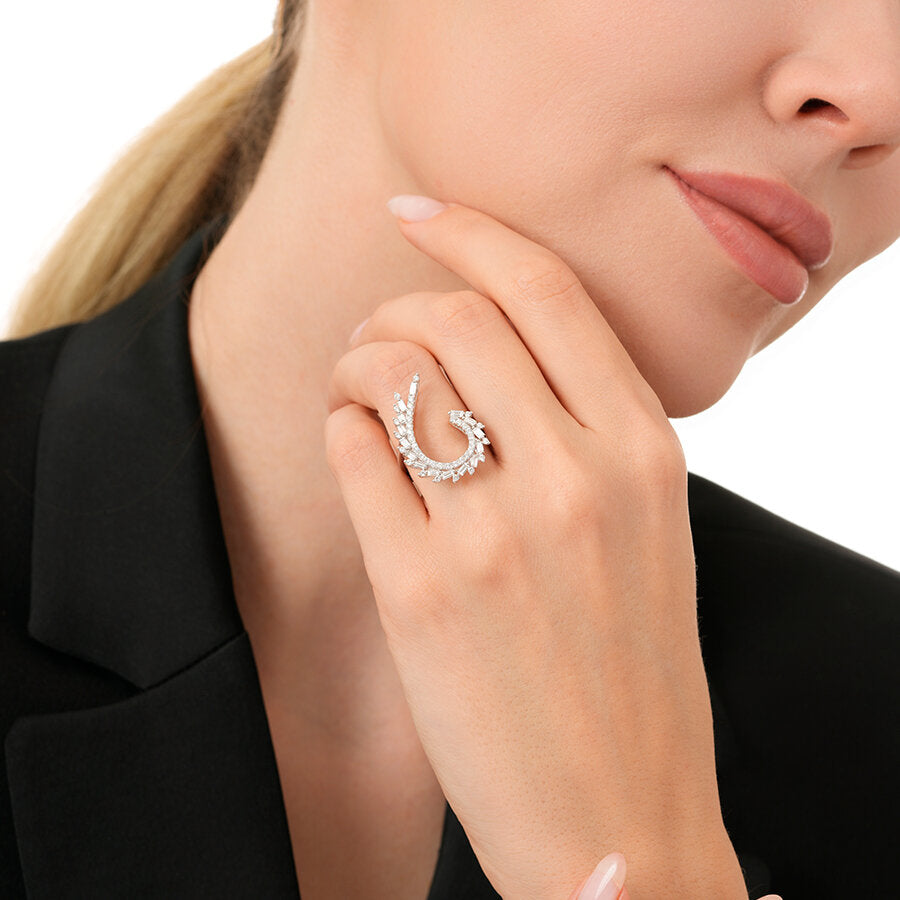 0,93 ct. Diamant Baguette Ring