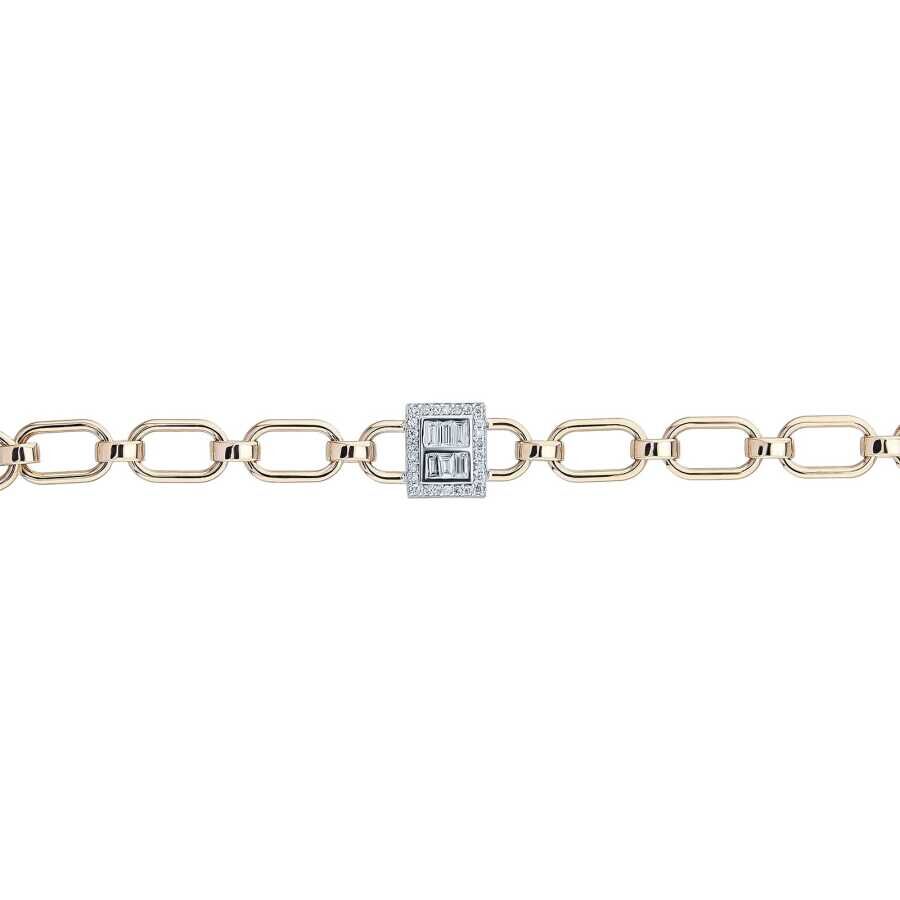 0.25 ct. Diamant Baguette Armband