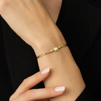 Opalstein-Armband aus Gold