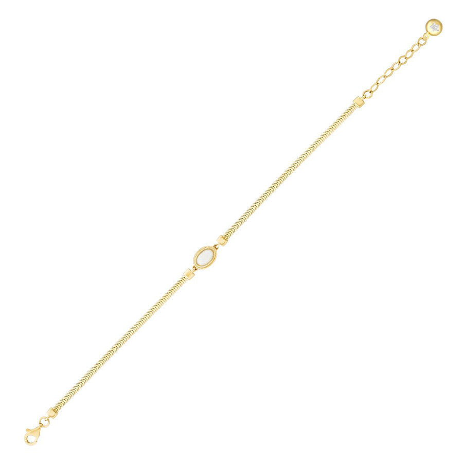 Opalstein-Armband aus Gold