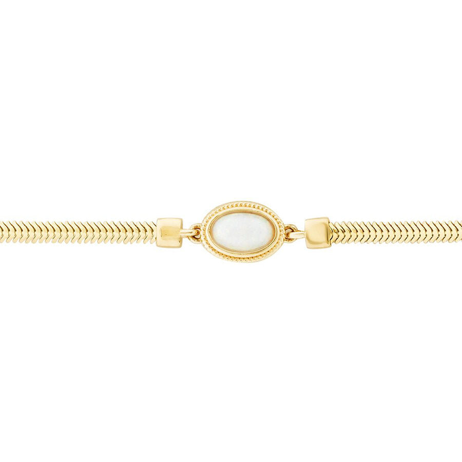 Opalstein-Armband aus Gold