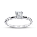 0,50 ct. Diamant Prinzessin Solitär Verlobungsring