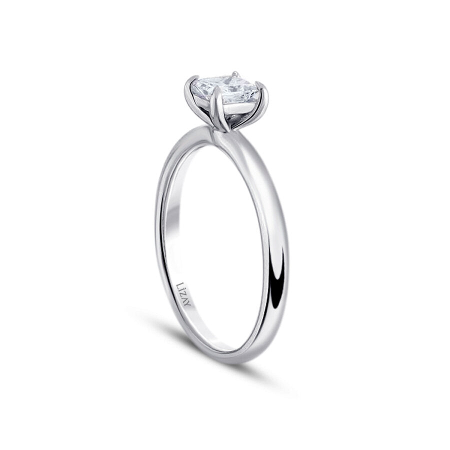 0,50 ct. Diamant Prinzessin Solitär Verlobungsring