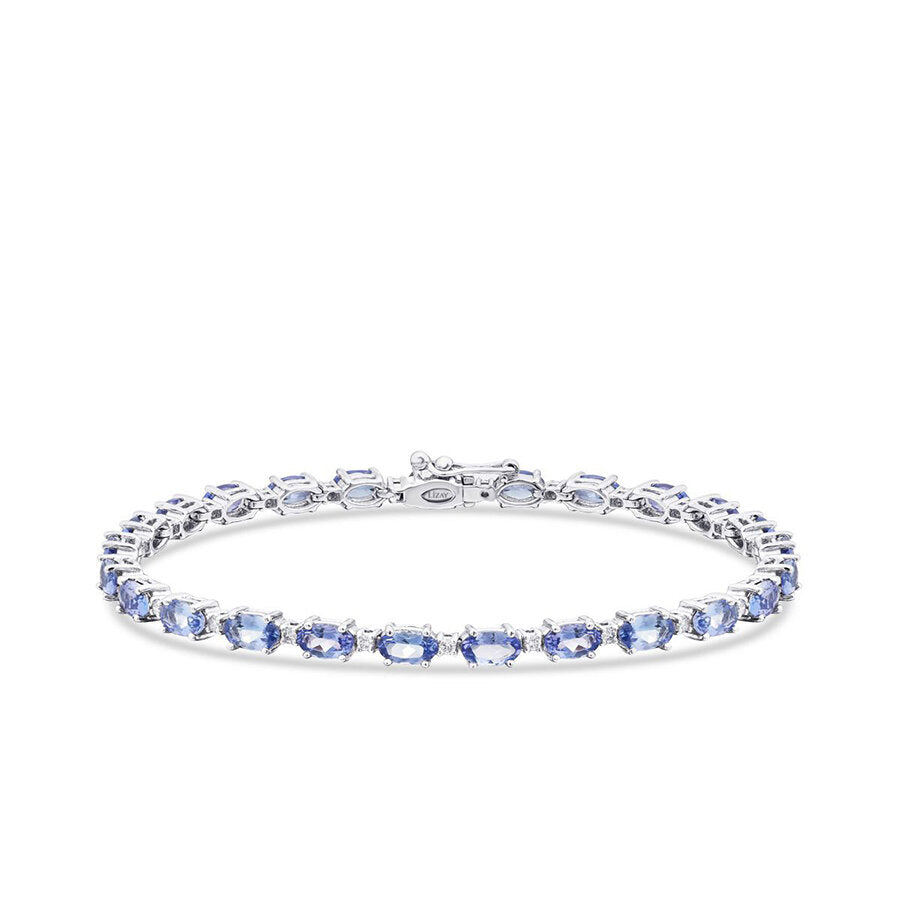 6,73 ct. Diamant Tansanit Armband