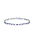 6,73 ct. Diamant Tansanit Armband