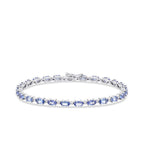 6,73 ct. Diamant Tansanit Armband