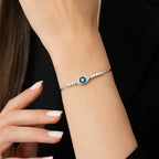 0,35 ct. Diamant Auge Armreif