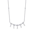 0,39 ct. Diamant Herz Halskette