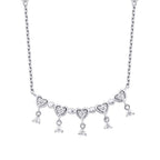 0,39 ct. Diamant Herz Halskette