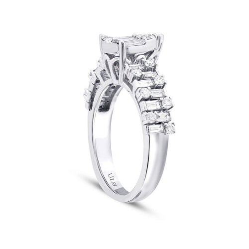 0.97 ct. Diamant Baguette Ring