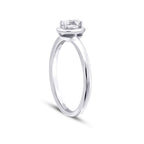 0,26 ct. Diamant Oval Solitär Verlobungsring