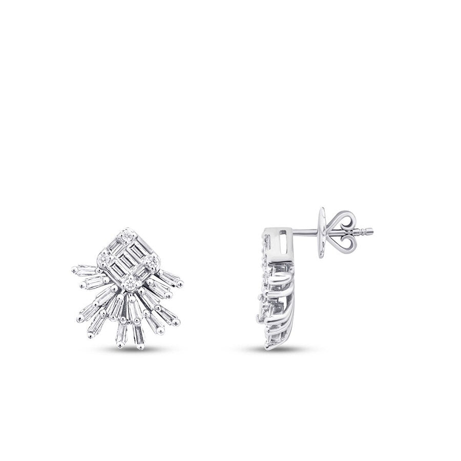 0,59 ct. Diamant Baguette Ohrringe