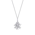 0,33 ct. Diamant Baguette Halskette