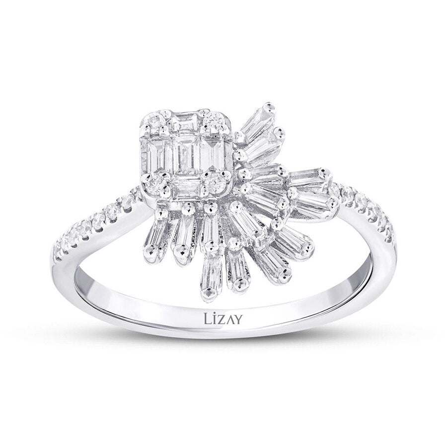 0,36 ct. Diamant Baguette Ring