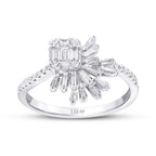 0,36 ct. Diamant Baguette Ring