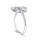 0,36 ct. Diamant Baguette Ring